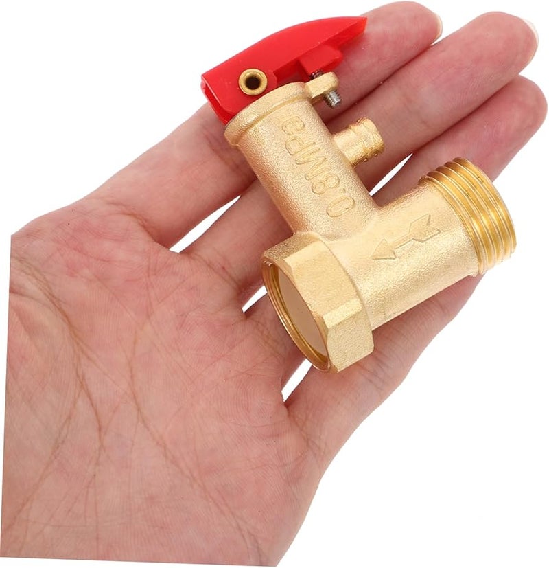 Brass Pressure Relief Valve For Water Heaters Efficient Pressure Control Leak Prevention - Image 3